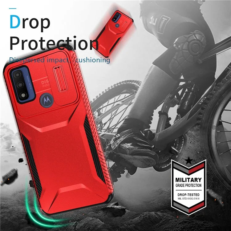 For Motorola Moto G Play (2023) 4G / G Power (2022) / G Pure Case TPU+PC Phone Cover Lens and Privacy Protection