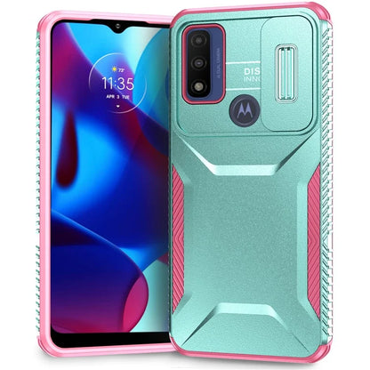 For Motorola Moto G Play (2023) 4G / G Power (2022) / G Pure Case TPU+PC Phone Cover Lens and Privacy Protection