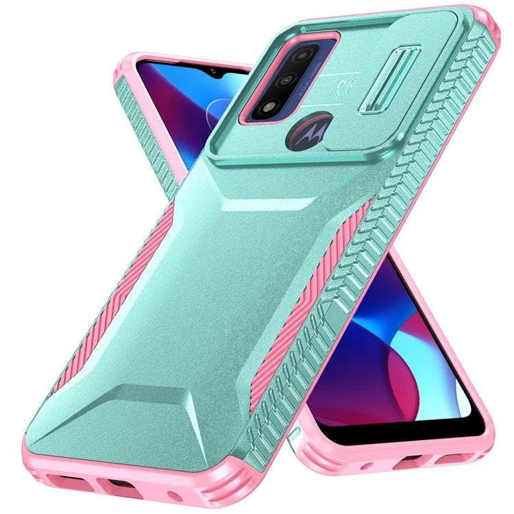 For Motorola Moto G Play (2023) 4G / G Power (2022) / G Pure Case TPU+PC Phone Cover Lens and Privacy Protection