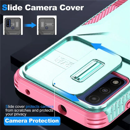 For Motorola Moto G Play (2023) 4G / G Power (2022) / G Pure Case TPU+PC Phone Cover Lens and Privacy Protection