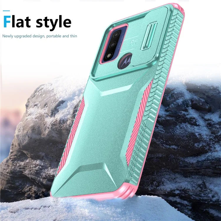 For Motorola Moto G Play (2023) 4G / G Power (2022) / G Pure Case TPU+PC Phone Cover Lens and Privacy Protection