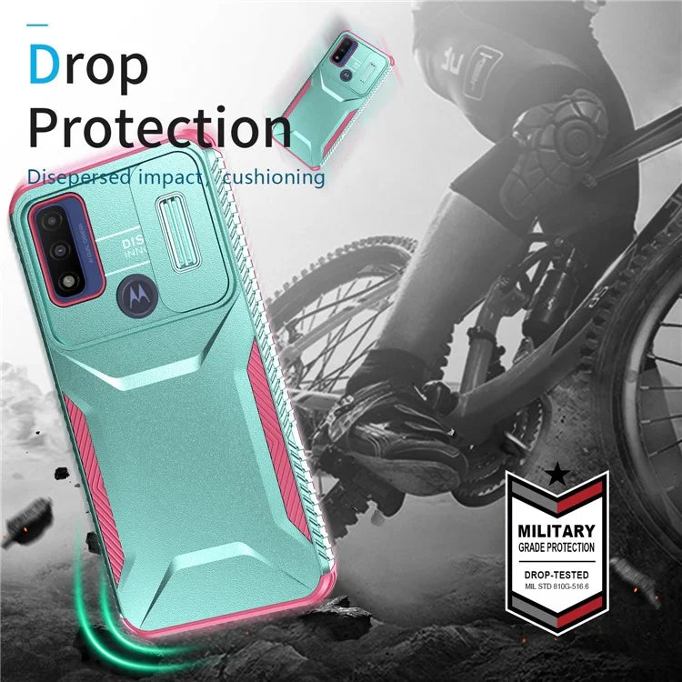 For Motorola Moto G Play (2023) 4G / G Power (2022) / G Pure Case TPU+PC Phone Cover Lens and Privacy Protection