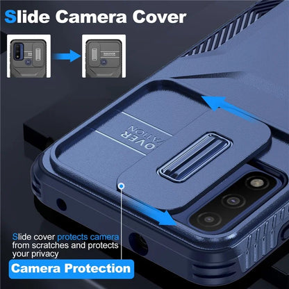 For Motorola Moto G Play (2023) 4G / G Power (2022) / G Pure Case TPU+PC Phone Cover Lens and Privacy Protection