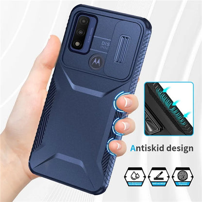 For Motorola Moto G Play (2023) 4G / G Power (2022) / G Pure Case TPU+PC Phone Cover Lens and Privacy Protection