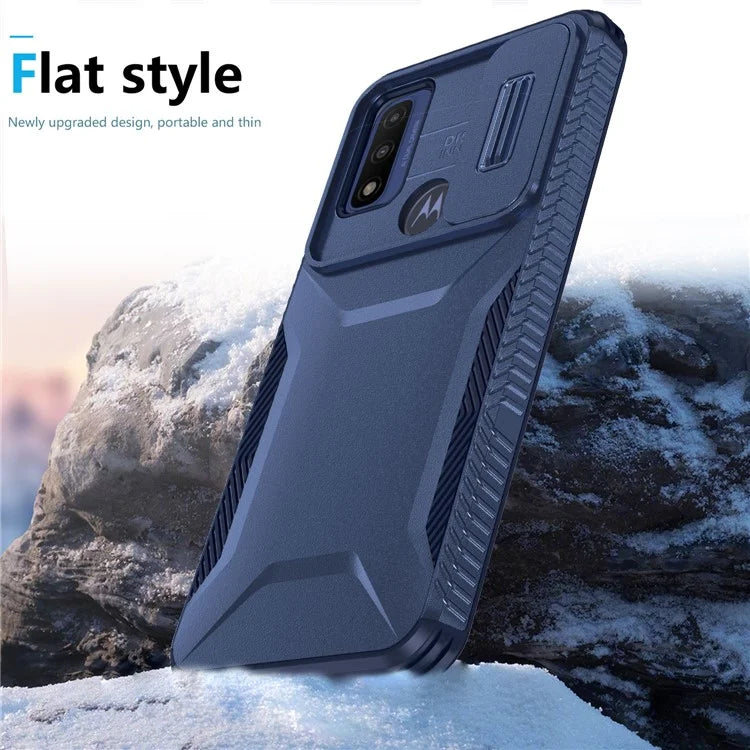 For Motorola Moto G Play (2023) 4G / G Power (2022) / G Pure Case TPU+PC Phone Cover Lens and Privacy Protection