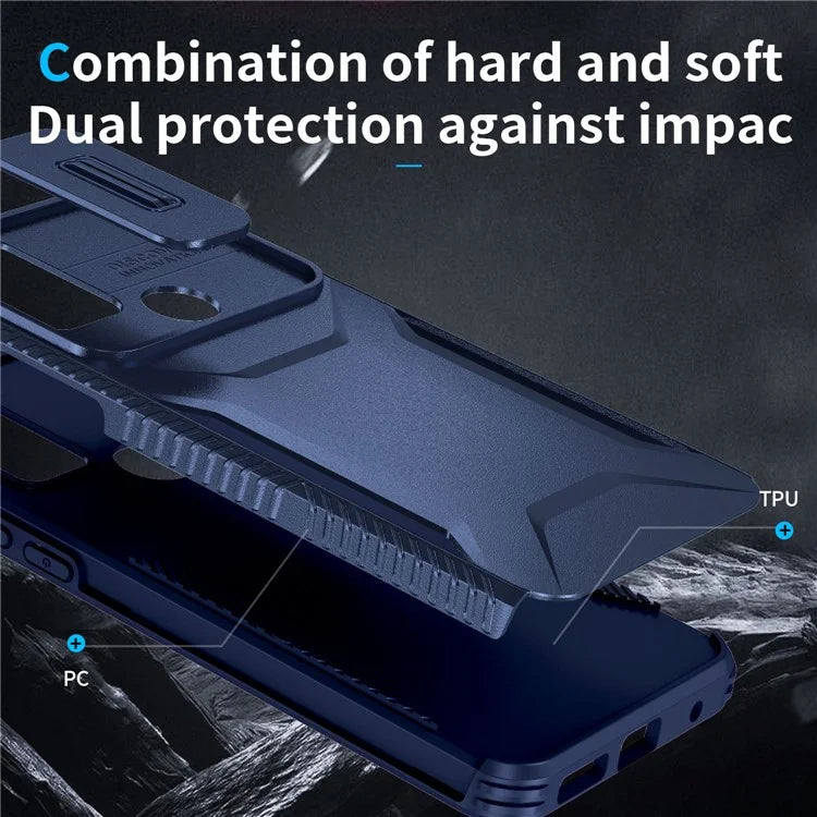 For Motorola Moto G Play (2023) 4G / G Power (2022) / G Pure Case TPU+PC Phone Cover Lens and Privacy Protection