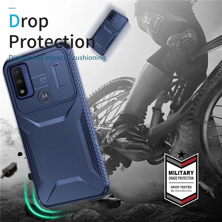 For Motorola Moto G Play (2023) 4G / G Power (2022) / G Pure Case TPU+PC Phone Cover Lens and Privacy Protection