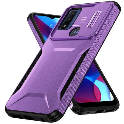 For Motorola Moto G Play (2023) 4G / G Power (2022) / G Pure Case TPU+PC Phone Cover Lens and Privacy Protection