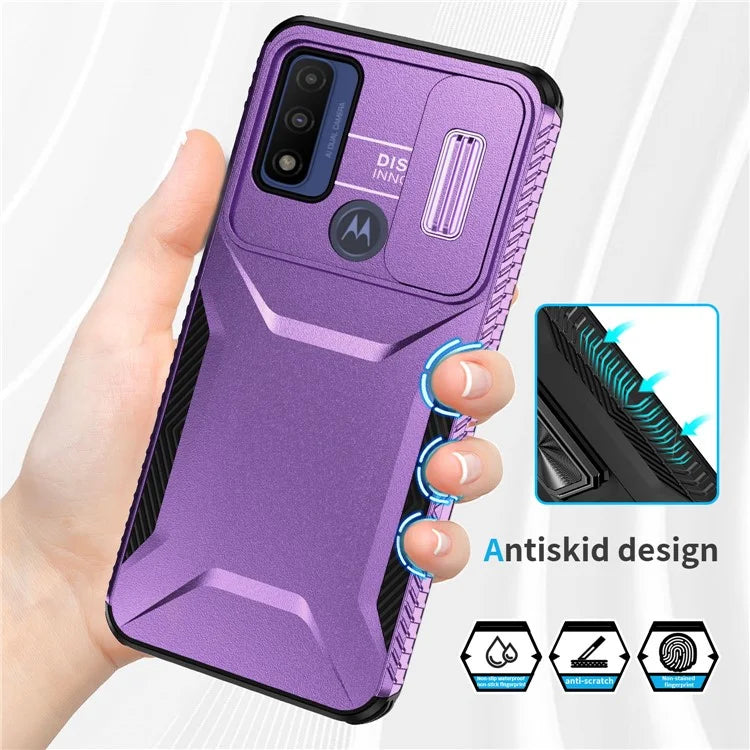 For Motorola Moto G Play (2023) 4G / G Power (2022) / G Pure Case TPU+PC Phone Cover Lens and Privacy Protection