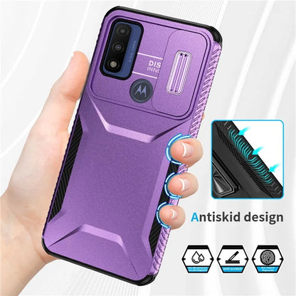 For Motorola Moto G Play (2023) 4G / G Power (2022) / G Pure Case TPU+PC Phone Cover Lens and Privacy Protection