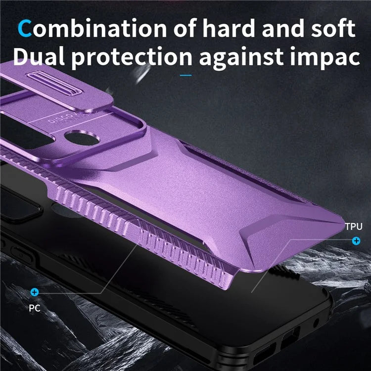 For Motorola Moto G Play (2023) 4G / G Power (2022) / G Pure Case TPU+PC Phone Cover Lens and Privacy Protection