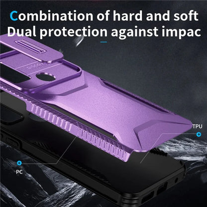 For Motorola Moto G Play (2023) 4G / G Power (2022) / G Pure Case TPU+PC Phone Cover Lens and Privacy Protection