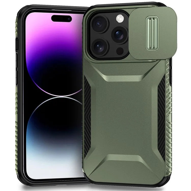 For iPhone 14 Pro Max Case Shockproof TPU+PC Camera Protection Phone Cover