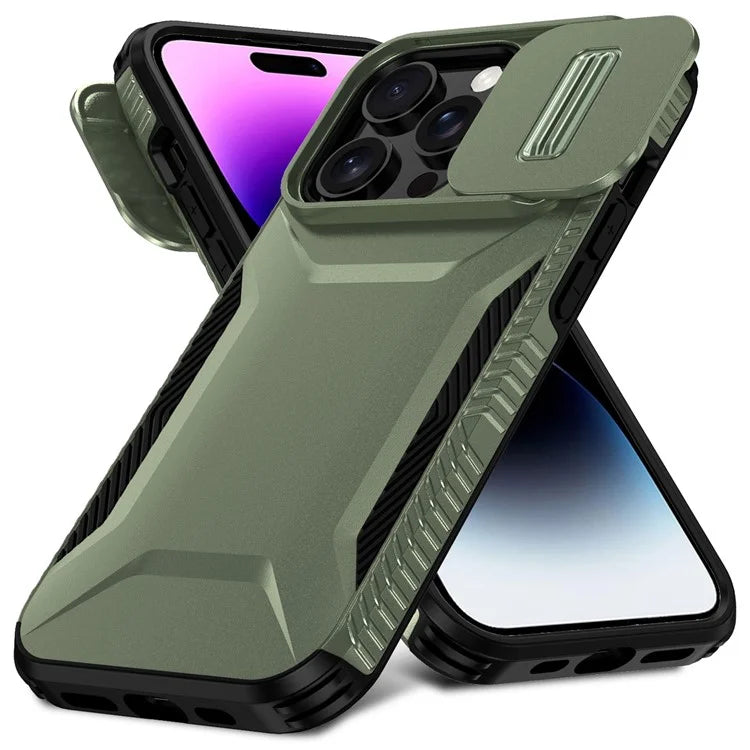 For iPhone 14 Pro Max Case Shockproof TPU+PC Camera Protection Phone Cover