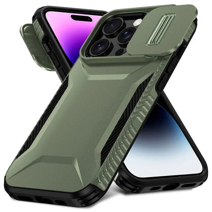 For iPhone 14 Pro Max Case Shockproof TPU+PC Camera Protection Phone Cover