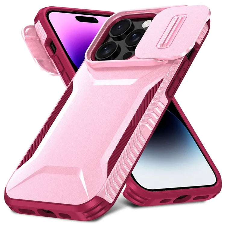 For iPhone 14 Pro Max Case Shockproof TPU+PC Camera Protection Phone Cover