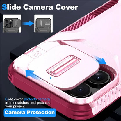 For iPhone 14 Pro Max Case Shockproof TPU+PC Camera Protection Phone Cover