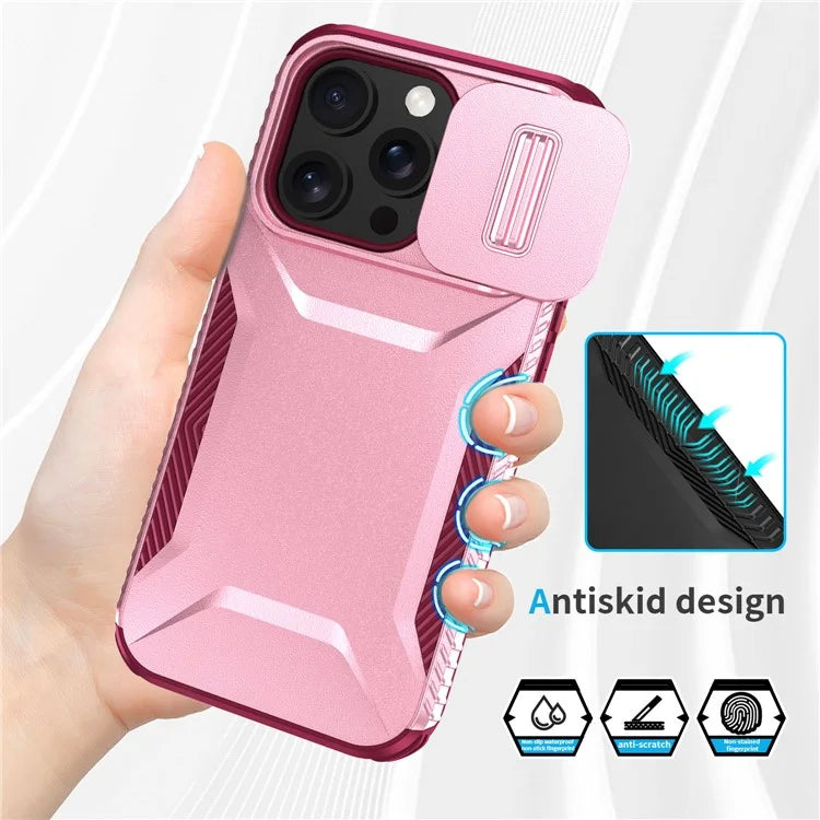For iPhone 14 Pro Max Case Shockproof TPU+PC Camera Protection Phone Cover