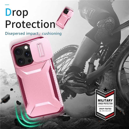 For iPhone 14 Pro Max Case Shockproof TPU+PC Camera Protection Phone Cover