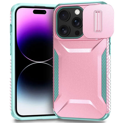 For iPhone 14 Pro Max Case Shockproof TPU+PC Camera Protection Phone Cover