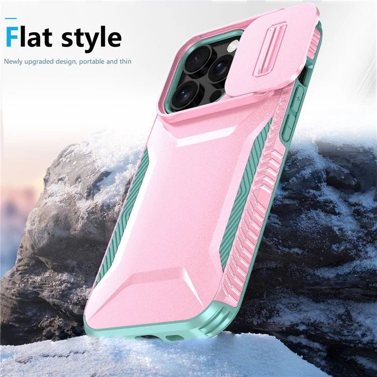 For iPhone 14 Pro Max Case Shockproof TPU+PC Camera Protection Phone Cover