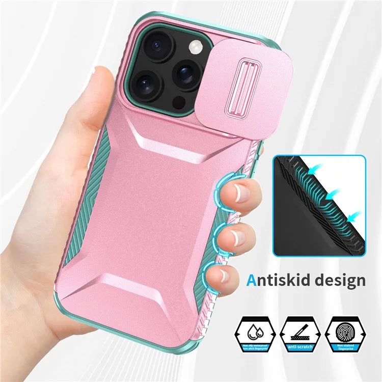For iPhone 14 Pro Max Case Shockproof TPU+PC Camera Protection Phone Cover