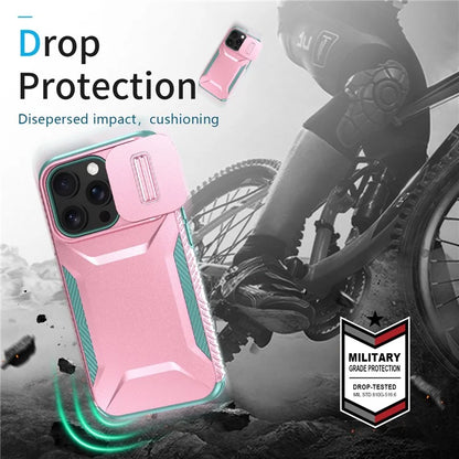For iPhone 14 Pro Max Case Shockproof TPU+PC Camera Protection Phone Cover