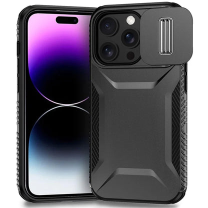 For iPhone 14 Pro Max Case Shockproof TPU+PC Camera Protection Phone Cover