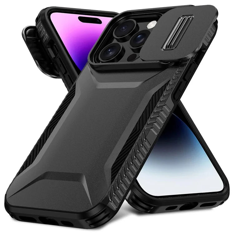 For iPhone 14 Pro Max Case Shockproof TPU+PC Camera Protection Phone Cover