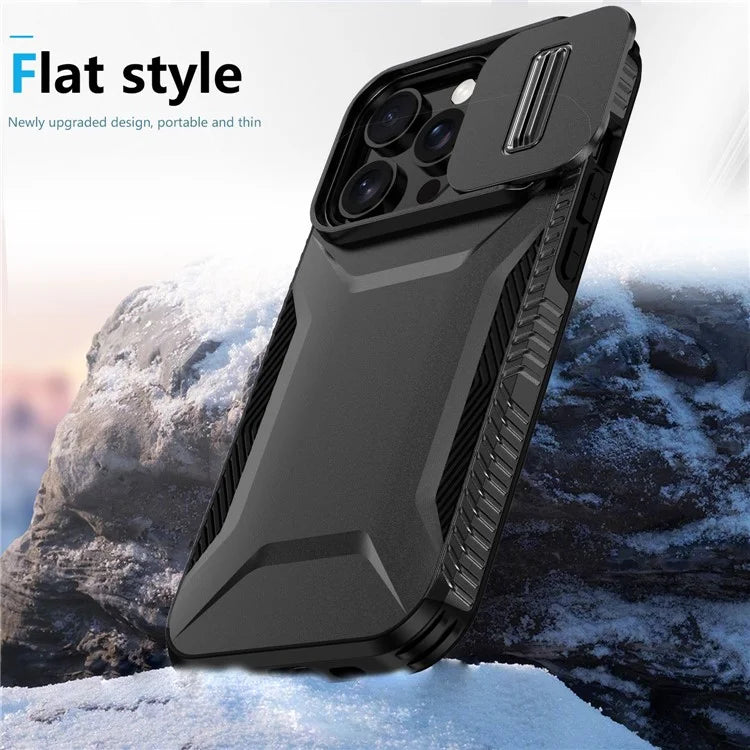 For iPhone 14 Pro Max Case Shockproof TPU+PC Camera Protection Phone Cover