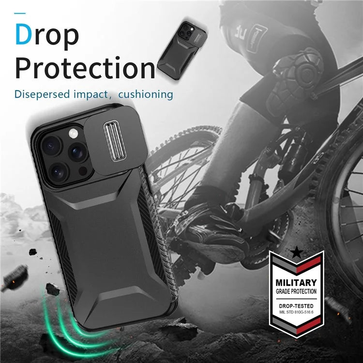 For iPhone 14 Pro Max Case Shockproof TPU+PC Camera Protection Phone Cover