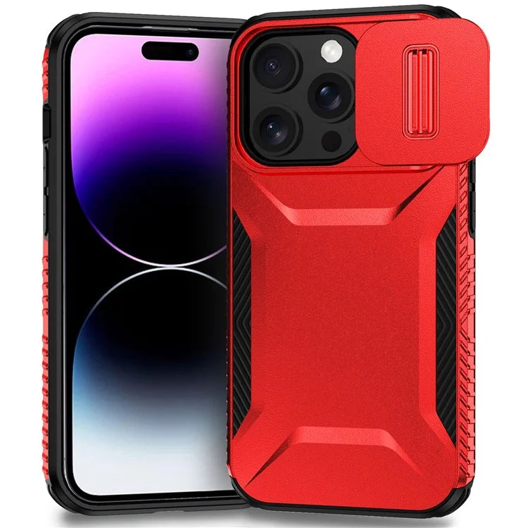 For iPhone 14 Pro Max Case Shockproof TPU+PC Camera Protection Phone Cover