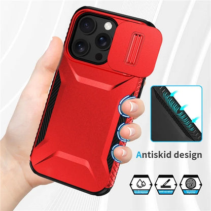 For iPhone 14 Pro Max Case Shockproof TPU+PC Camera Protection Phone Cover