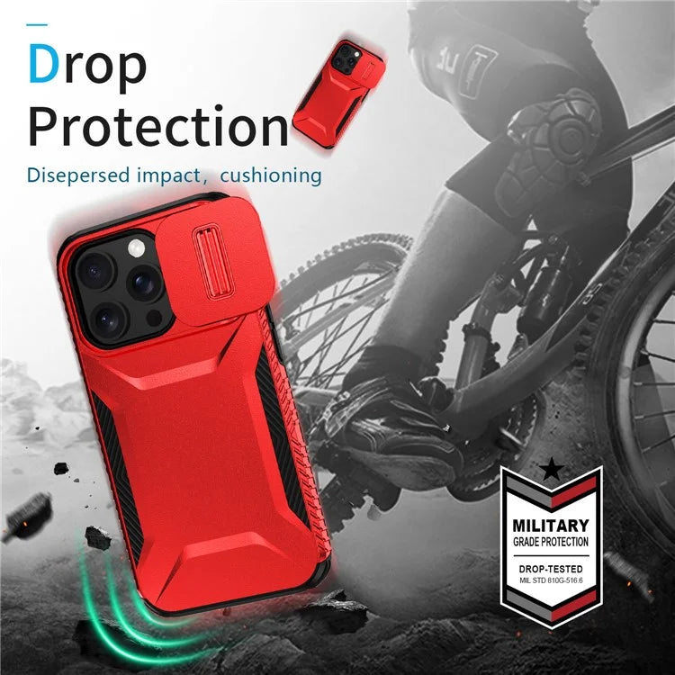 For iPhone 14 Pro Max Case Shockproof TPU+PC Camera Protection Phone Cover