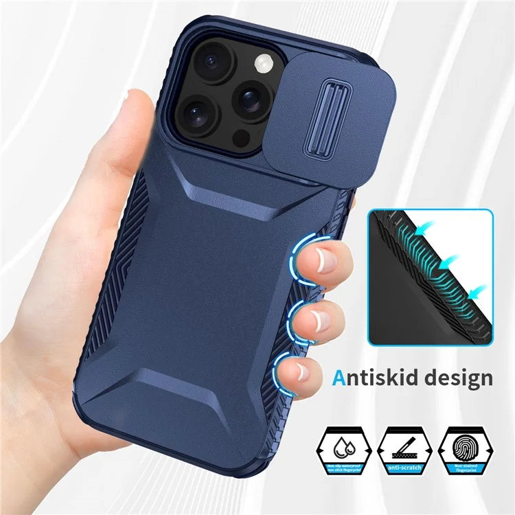 For iPhone 14 Pro Max Case Shockproof TPU+PC Camera Protection Phone Cover