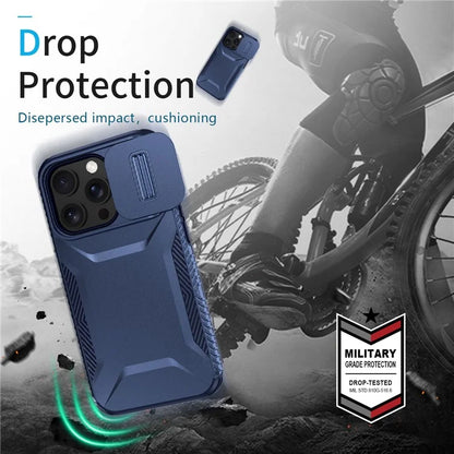 For iPhone 14 Pro Max Case Shockproof TPU+PC Camera Protection Phone Cover