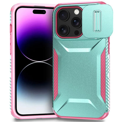 For iPhone 14 Pro Max Case Shockproof TPU+PC Camera Protection Phone Cover