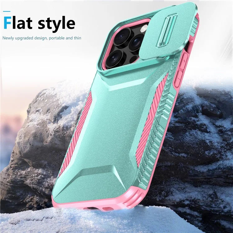 For iPhone 14 Pro Max Case Shockproof TPU+PC Camera Protection Phone Cover