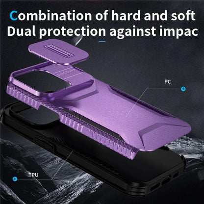 For iPhone 14 Pro Max Case Shockproof TPU+PC Camera Protection Phone Cover