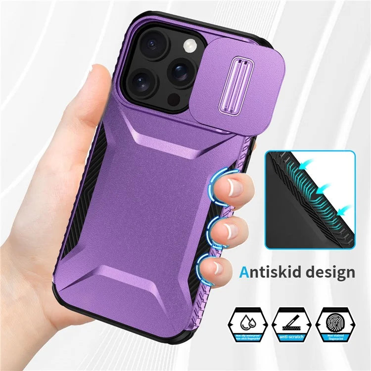For iPhone 14 Pro Max Case Shockproof TPU+PC Camera Protection Phone Cover