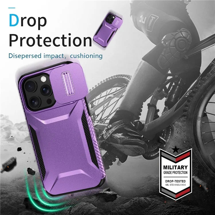 For iPhone 14 Pro Max Case Shockproof TPU+PC Camera Protection Phone Cover