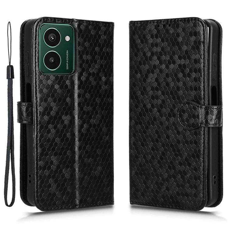 For HMD Pulse Pro Wallet Case Dot Pattern PU Leather Flip Phone Cover