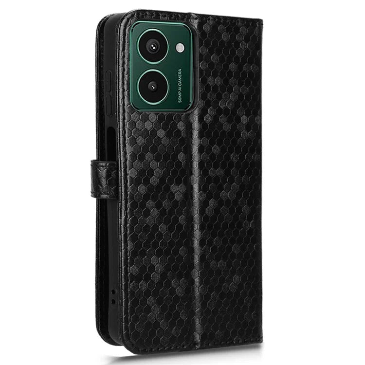 For HMD Pulse Pro Wallet Case Dot Pattern PU Leather Flip Phone Cover