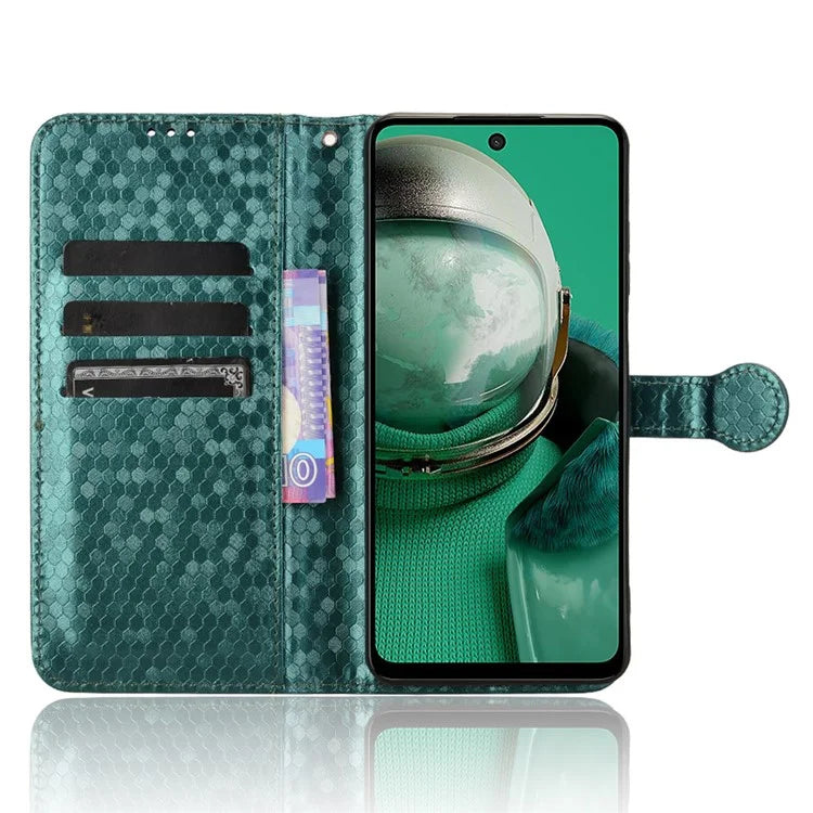 For HMD Pulse Pro Wallet Case Dot Pattern PU Leather Flip Phone Cover
