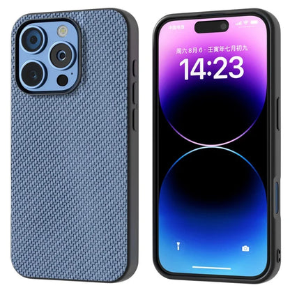ABEEL For iPhone 16 Pro Case Carbon Fiber Texture PU+PC+TPU Phone Cover