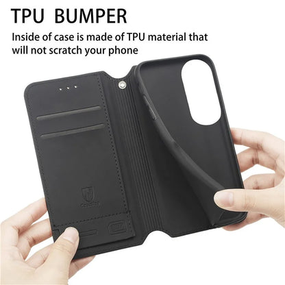 CASENEO 001 Series for Oppo A60 4G Case Pattern Leather Phone Cover RFID Blocking