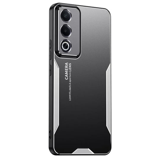 For Oppo A3 Pro (Global) 5G Case Aluminium Alloy+TPU+PC Phone Cover Honeycomb Design