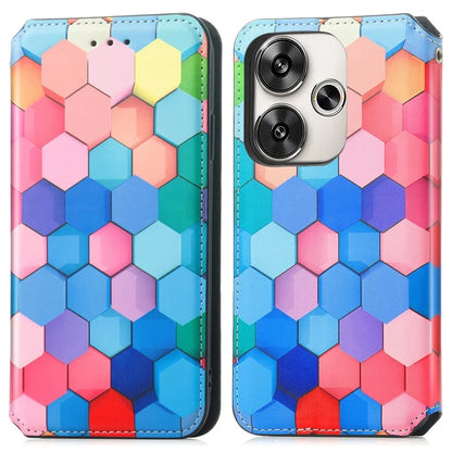 CASENEO 001 Series for Xiaomi Redmi Turbo 3 5G / Poco F6 5G Case Wallet Leather Phone Cover RFID Blocking