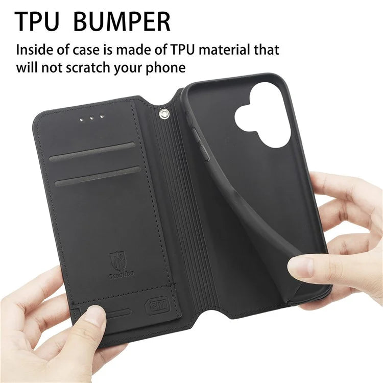 CASENEO 001 Series for Xiaomi Redmi 13 5G / 13 4G Case Folio Leather Phone Cover RFID Blocking