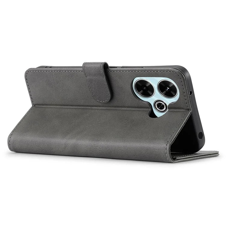 LC.IMEEKE For Xiaomi Redmi 13 5G / 13 4G Case Wallet Calf Texture Leather Phone Cover